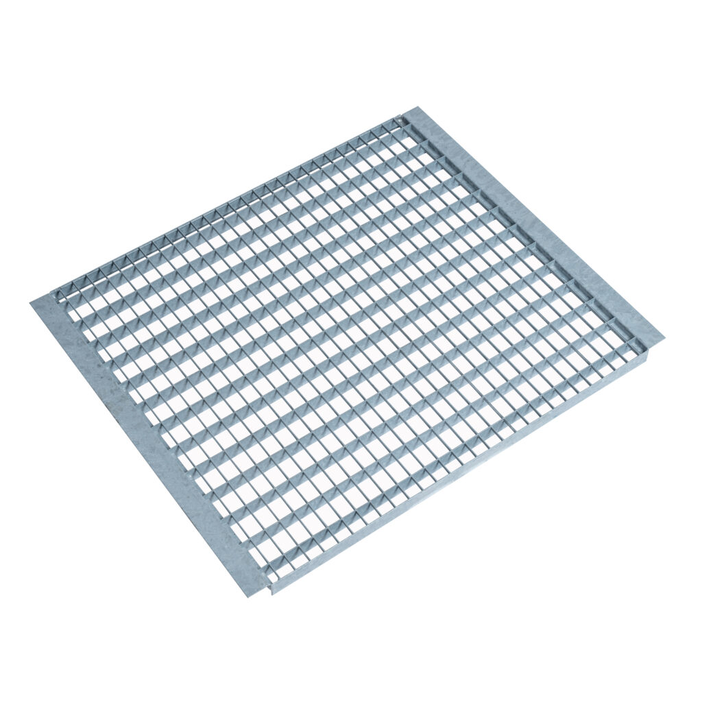 PRX 1000 Gitterrostboden PAL-Regal EU-Paletten, 955 x 885 mm, Traglast 1110 kg/m², Stahl verzinkt