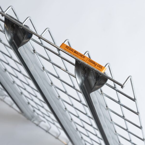 Drahtgitterrost PAL-Regal, 875 x 1100 mm, 100 x 50 mm Maschenteilung, verzinkt