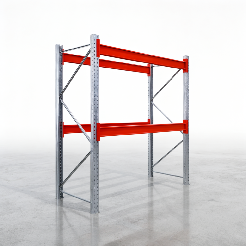 Palettenregale PRX 1000, Europalette, H: 2.100 mm, B: 2.000 mm, Palettengewicht: 1.000 kg, Palettenplätze: 6