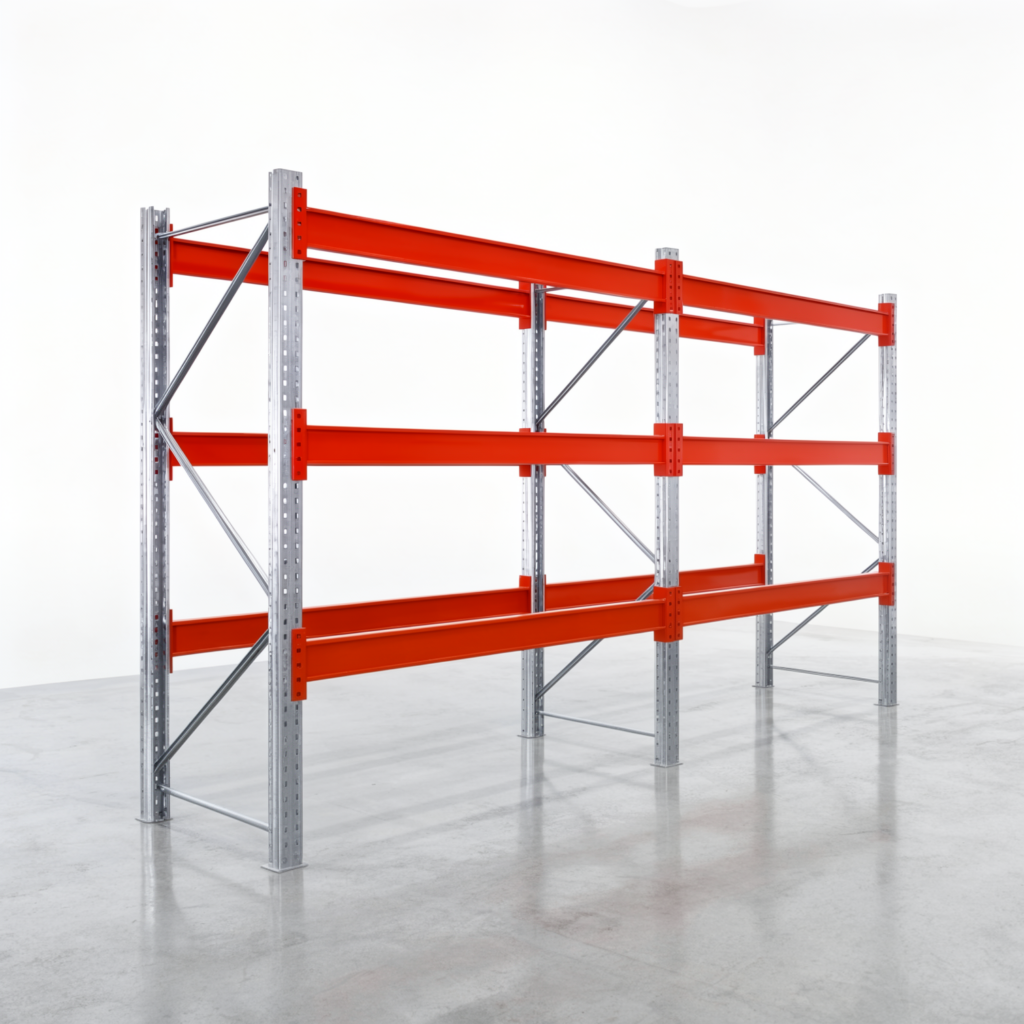 Palettenregale PRX 1000, Europalette, H: 2.100 mm, B: 3.900 mm, Palettengewicht: 1.500 kg, Palettenplätze: 16