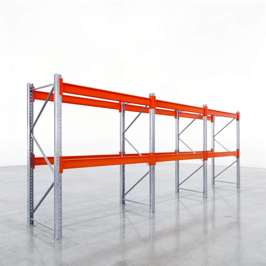 Palettenregale PRX 1000, Europalette, H: 2.100 mm, B: 5.800 mm, Palettengewicht: 1.000 kg, Palettenplätze: 18