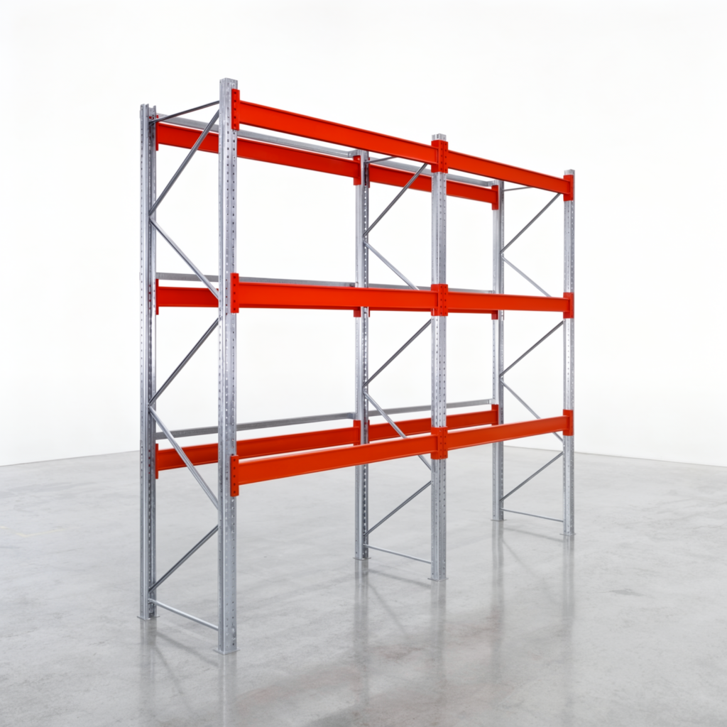 Palettenregale PRX 1000, Europalette, H: 3.100 mm, B: 3.900 mm, Palettengewicht: 1.000 kg, Palettenplätze: 16