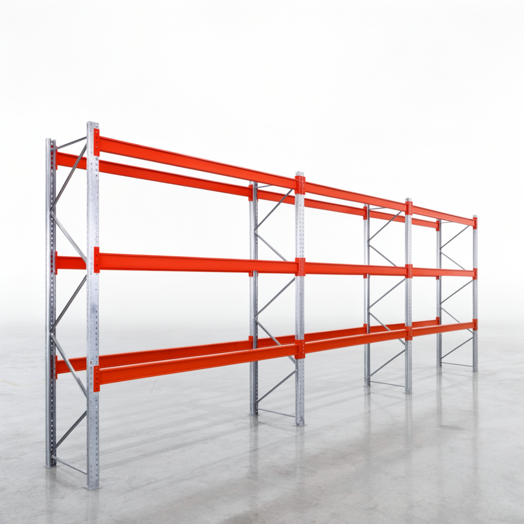 Palettenregale PRX 1000, Europalette, H: 3.100 mm, B: 8.500 mm, Palettengewicht: 1.000 kg, Palettenplätze: 36