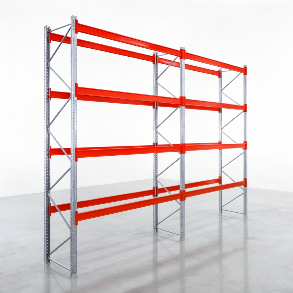 Palettenregale PRX 1000, Europalette, H: 4.100 mm, B: 5.700 mm, Palettengewicht: 1.000 kg, Palettenplätze: 30