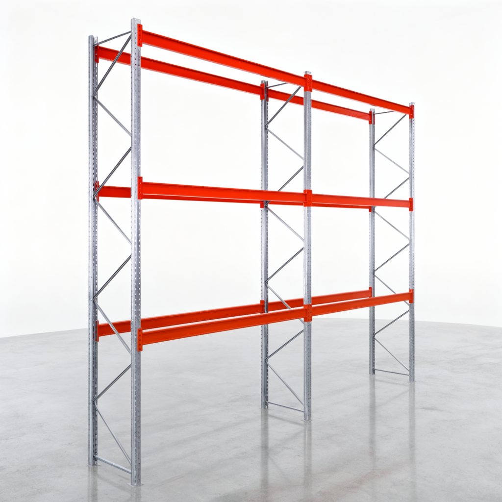 Palettenregale PRX 1000, Europalette, H: 4.600 mm, B: 5.700 mm, Palettengewicht: 1.000 kg, Palettenplätze: 24