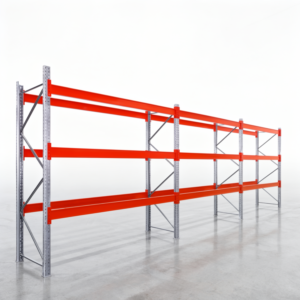 Palettenregale PRX 1000, Europalette, H: 2.600 mm, B: 8.500 mm, Palettengewicht: 1.250 kg, Palettenplätze: 36