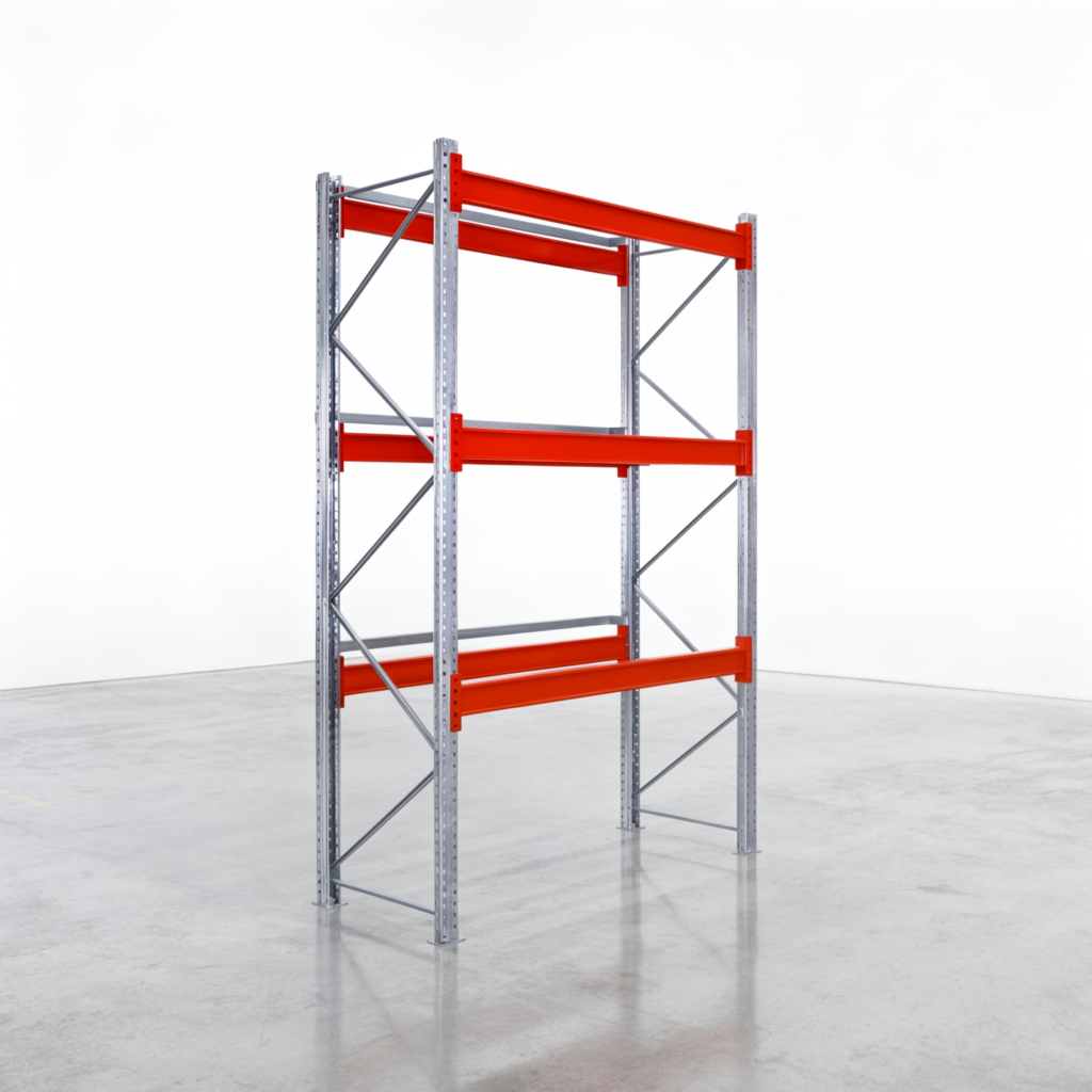 Palettenregale PRX 1000, Europalette, H: 3.100 mm, B: 2.000 mm, Palettengewicht: 1.000 kg, Palettenplätze: 8