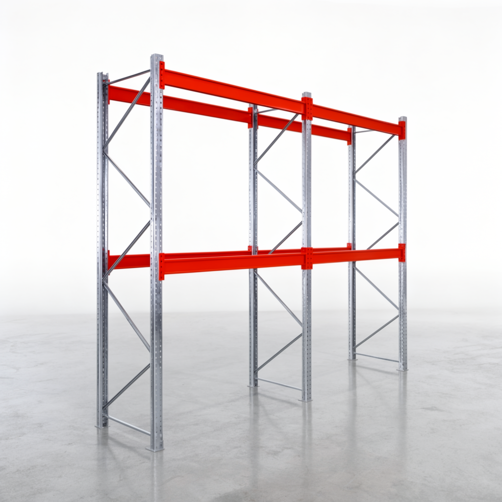 Palettenregale PRX 1000, Europalette, H: 3.100 mm, B: 3.900 mm, Palettengewicht: 1.000 kg, Palettenplätze: 12