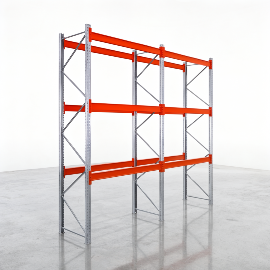 Palettenregale PRX 1000, Europalette, H: 3.600 mm, B: 3.900 mm, Palettengewicht: 1.000 kg, Palettenplätze: 16