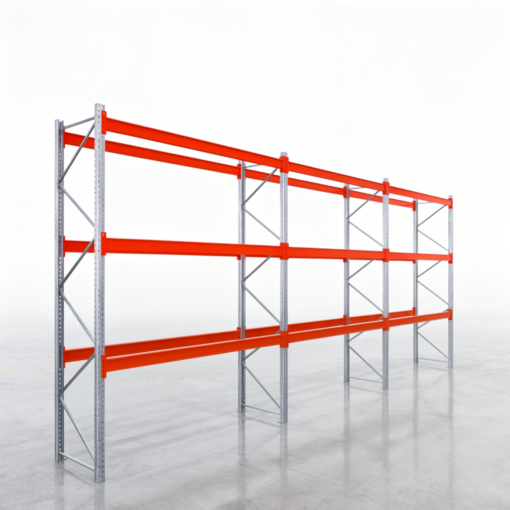 Palettenregale PRX 1000, Europalette, H: 3.600 mm, B: 8.500 mm, Palettengewicht: 1.250 kg, Palettenplätze: 36