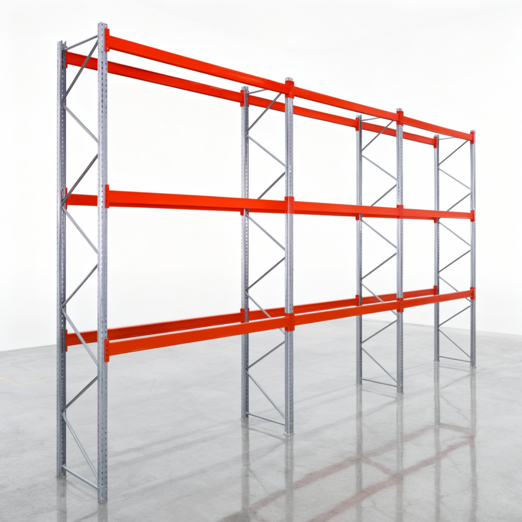 Palettenregale PRX 1000, Europalette, H: 4.600 mm, B: 8.500 mm, Palettengewicht: 1.250 kg, Palettenplätze: 36