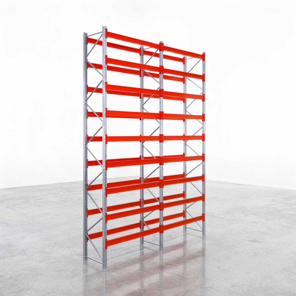 Palettenregale PRX 1000, Europalette, H: 5.600 mm, B: 3.900 mm, Palettengewicht: 1.250 kg, Palettenplätze: 12