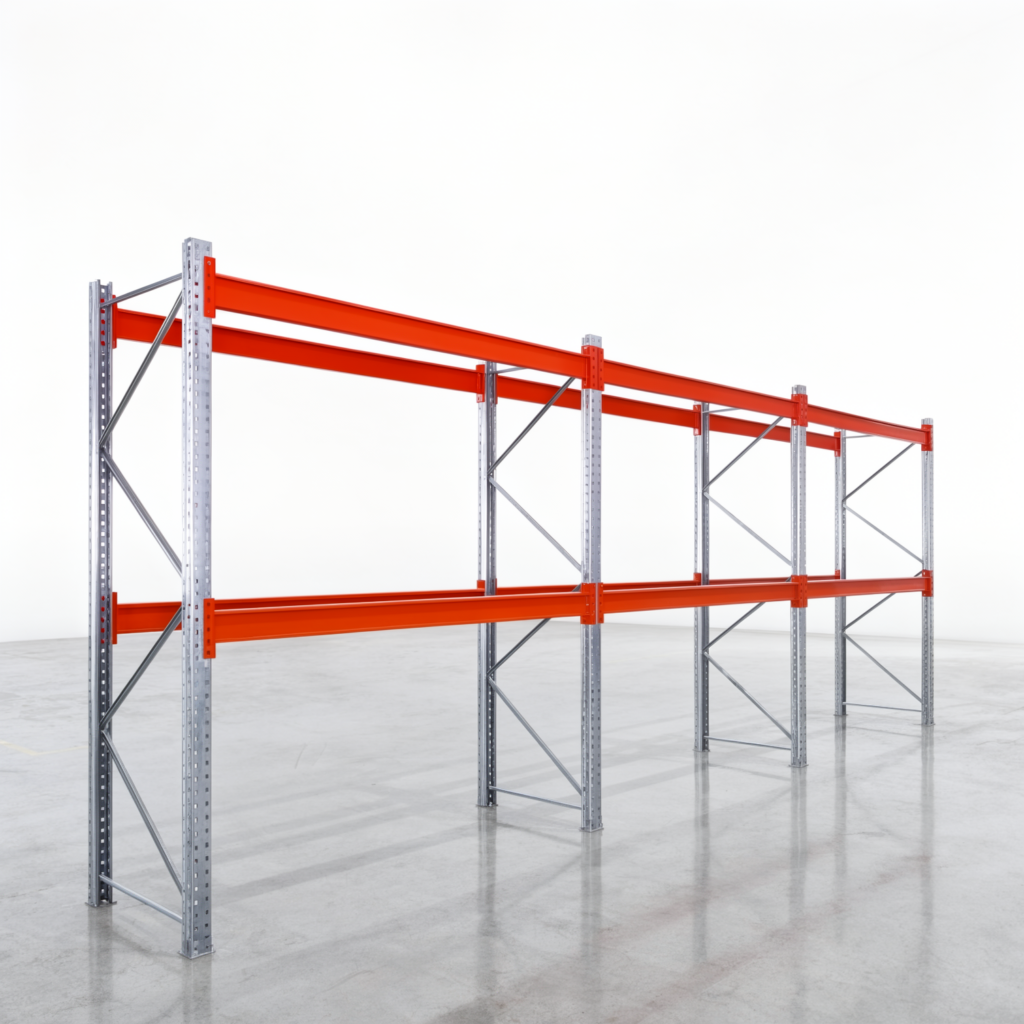 Palettenregale PRX 1000, Industriepalette, H: 2.600 mm, B: 5.800 mm, Palettengewicht: 1.000 kg, Palettenplätze: 18