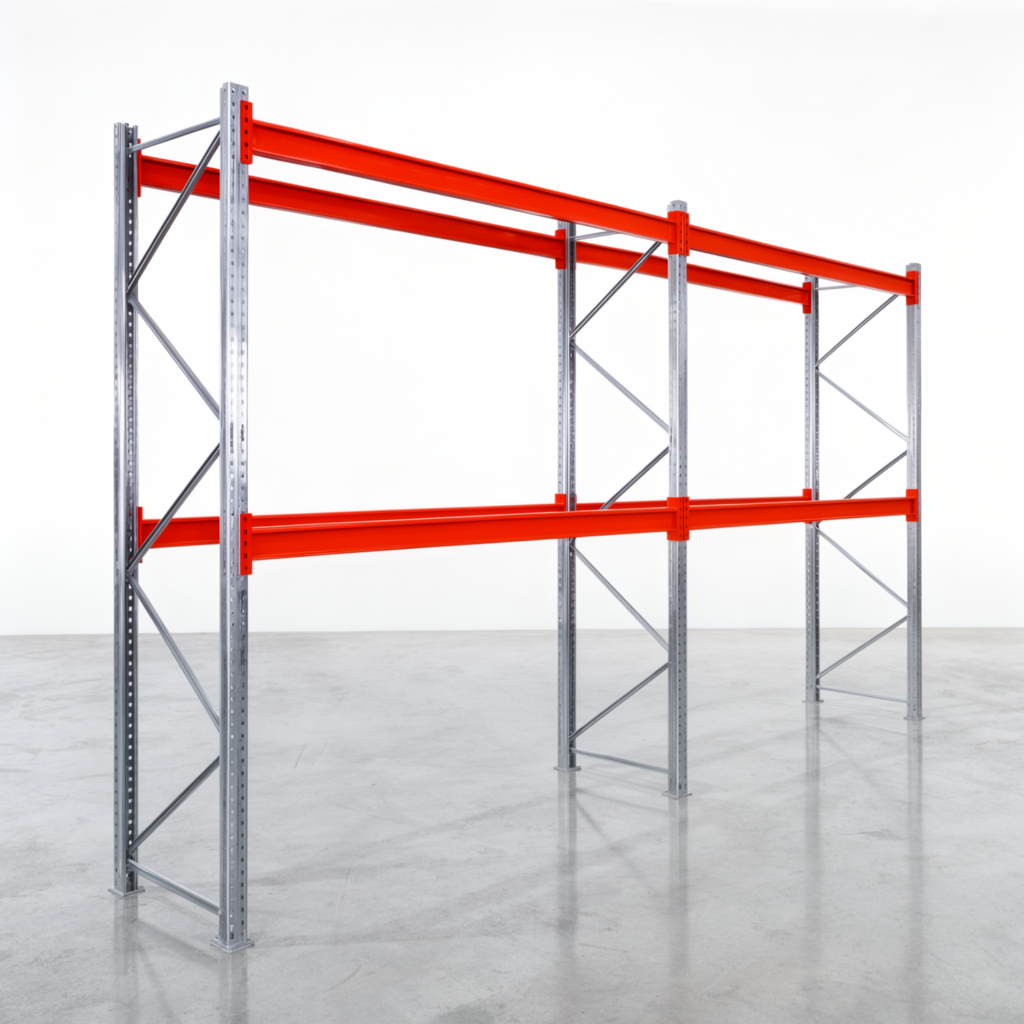 Palettenregale PRX 1000, Europalette, H: 3.100 mm, B: 5.700 mm, Palettengewicht: 500 kg , Palettenplätze: 18