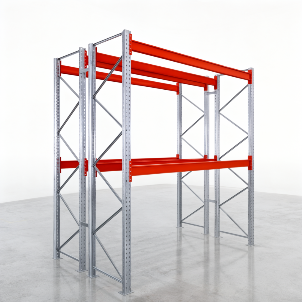 Palettenregale PRX 1000, Europalette, H: 3.100 mm, B: 2.900 mm, Palettengewicht: 750 kg, Palettenplätze: 18