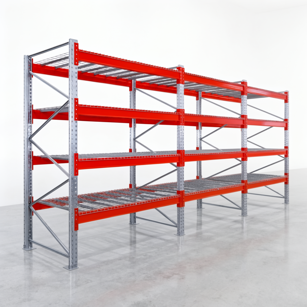 Palettenregale PRX 1000, Europalette, H: 2.600 mm, B: 5.800 mm, Palettengewicht: 750 kg, Palettenplätze: 30