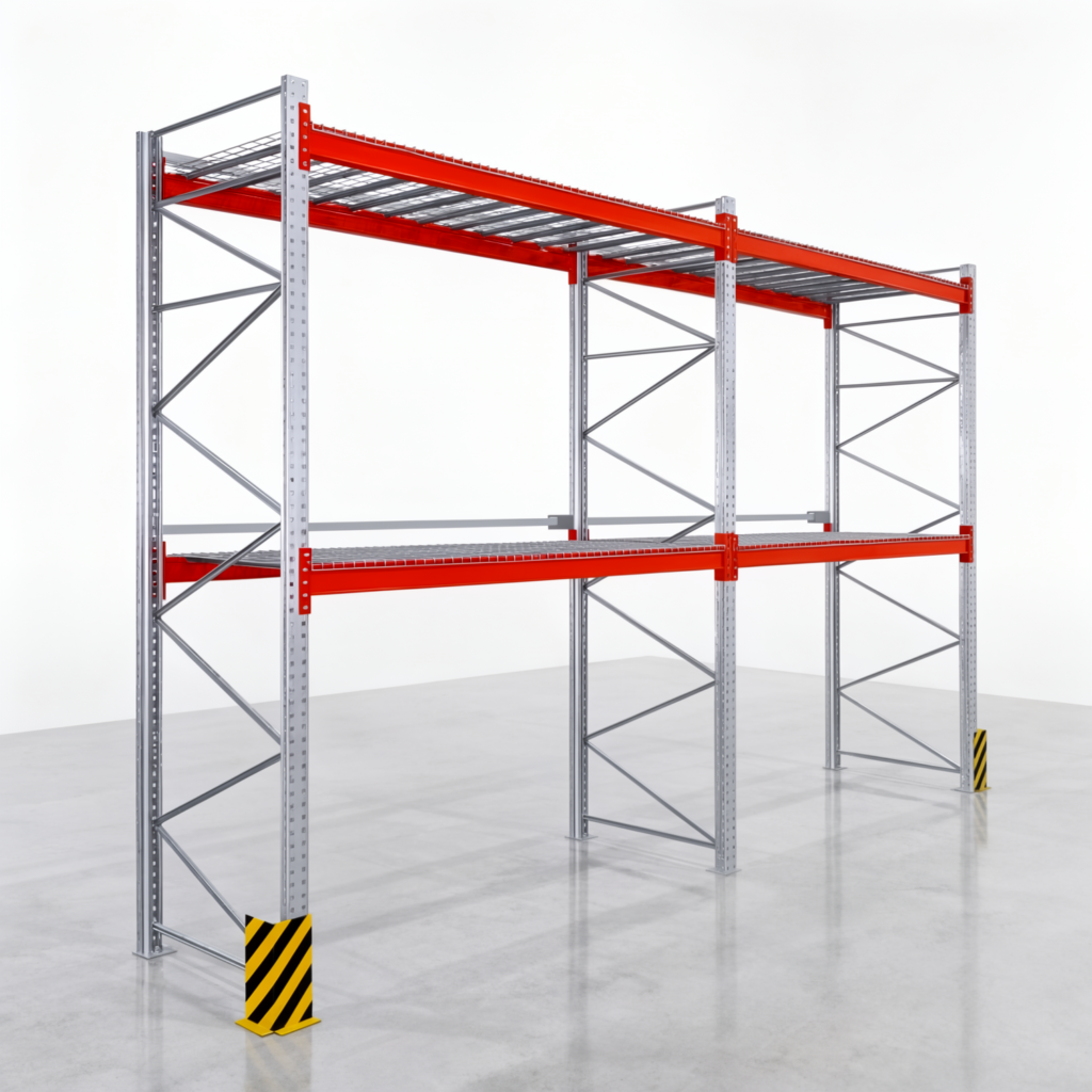 Palettenregale PRX 1000, Europalette, H: 3.600 mm, B: 5.700 mm, Palettengewicht: 750 kg, Palettenplätze: 18