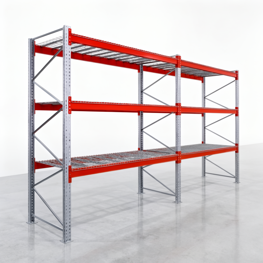 Palettenregale PRX 1000, Europalette, H: 3.100 mm, B: 5.700 mm, Palettengewicht: 1.250 kg, Palettenplätze: 24