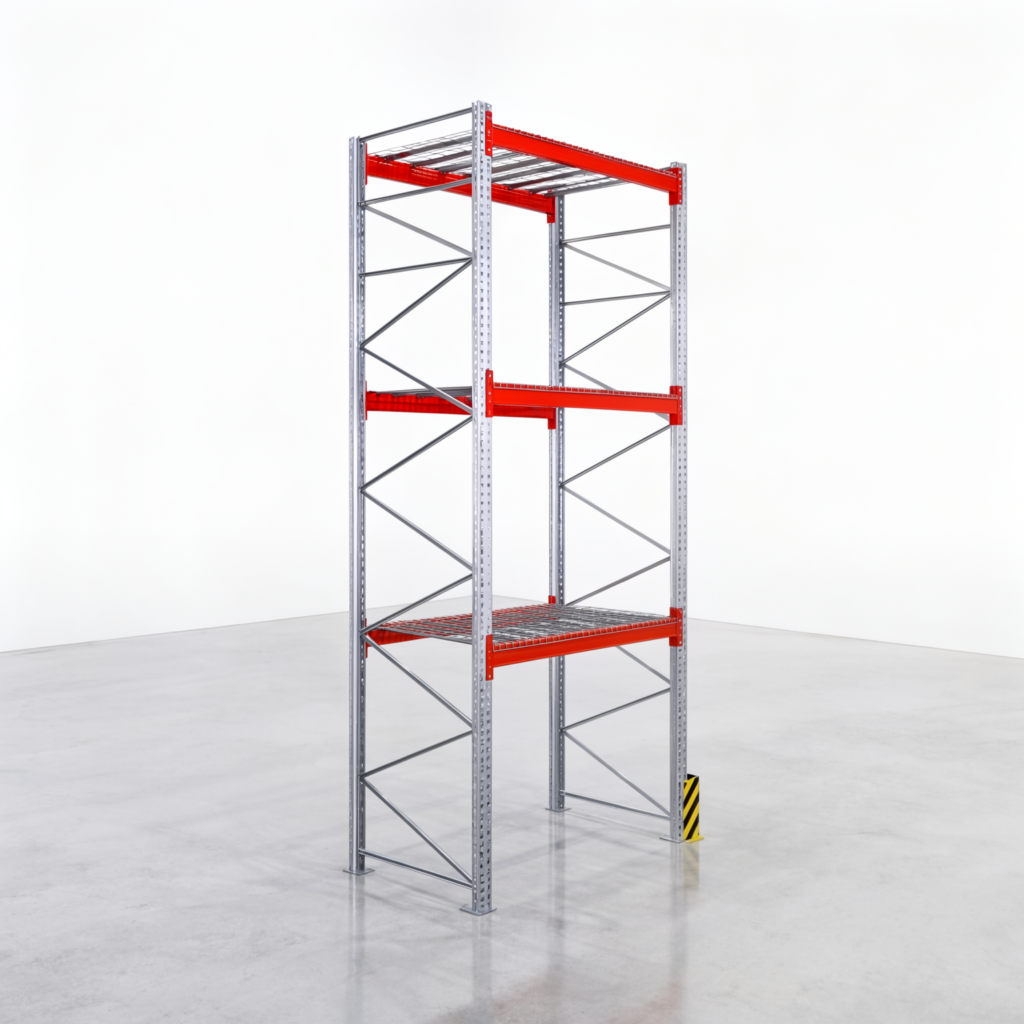 Palettenregale PRX 1000, Europalette, H: 4.600 mm, B: 2.000 mm, Palettengewicht: 500 kg, Palettenplätze: 8