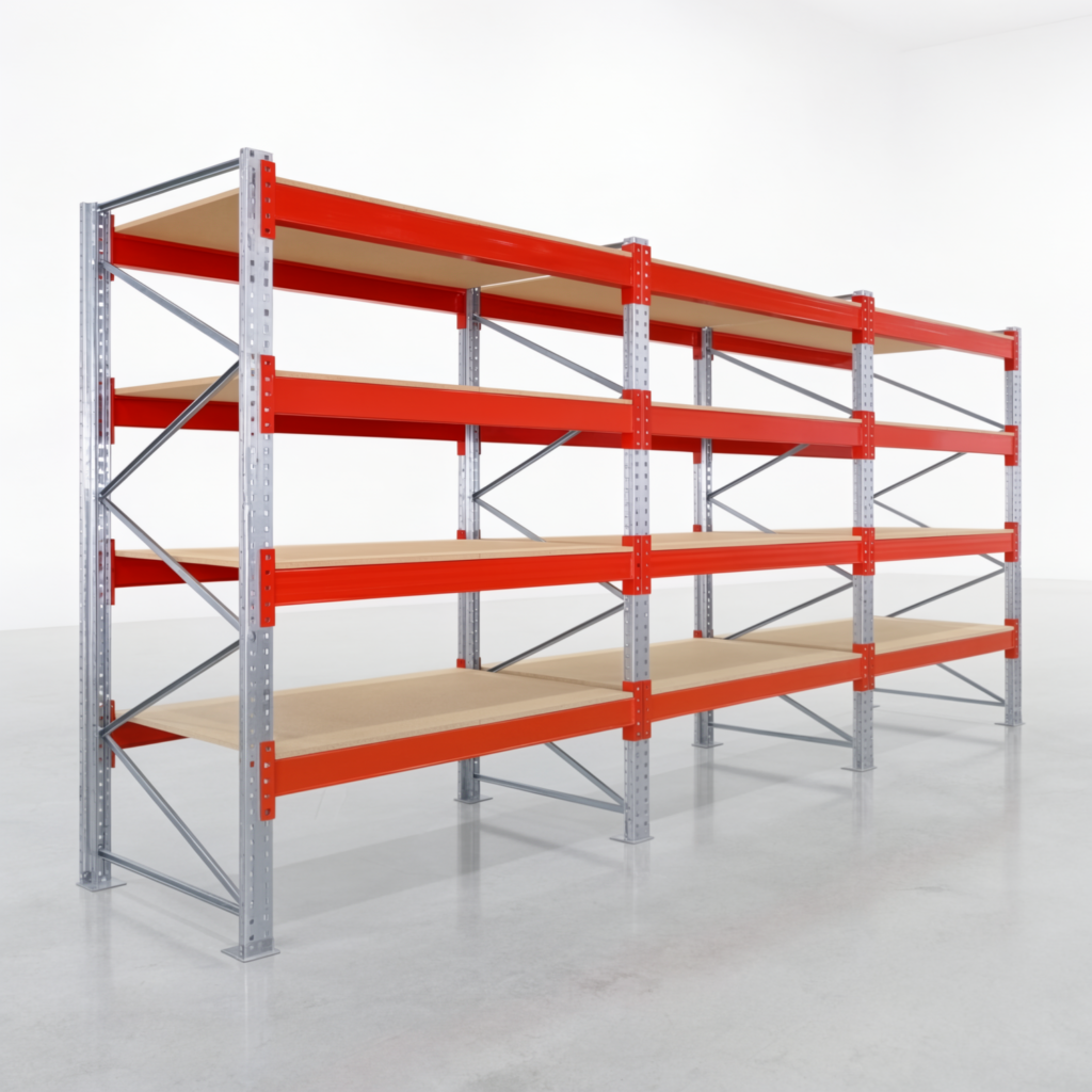 Palettenregale PRX 1000, Europalette, H: 2.600 mm, B: 5.800 mm, Palettengewicht: 500 kg, Palettenplätze: 30