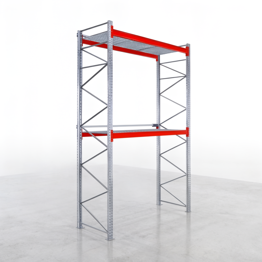 Palettenregale PRX 1000, Europalette, H: 4.600 mm, B: 2.900 mm, Palettengewicht: 500 kg, Palettenplätze: 9