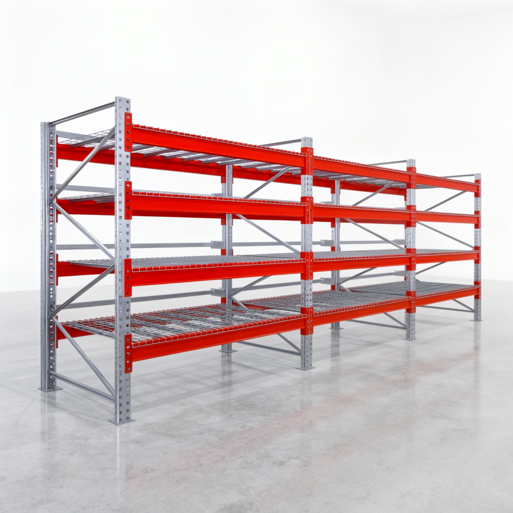 Palettenregale PRX 1000, Europalette, H: 2.100 mm, B: 5.800 mm, Palettengewicht: 750 kg, Palettenplätze: 30