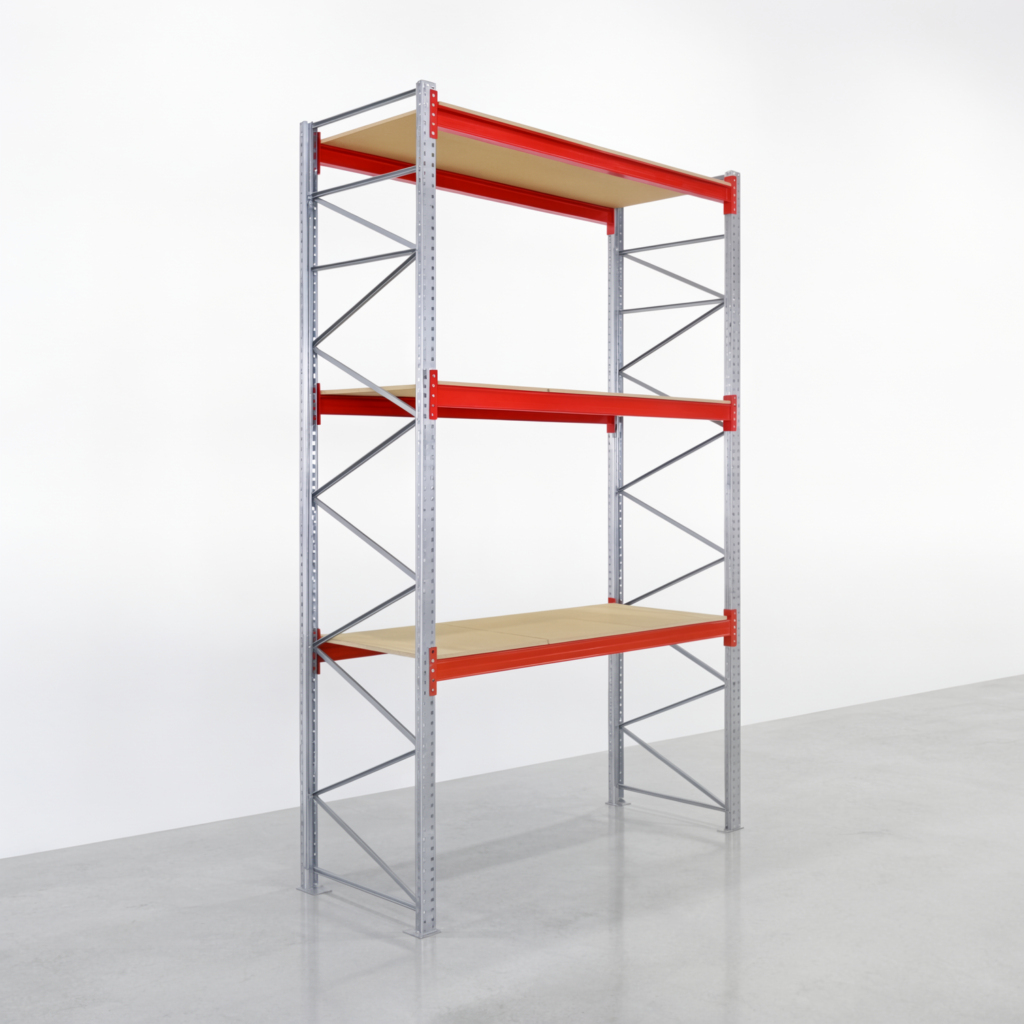 Palettenregale PRX 1000, Europalette, H: 4.600 mm, B: 2.900 mm, Palettengewicht: 500 kg, Palettenplätze: 12