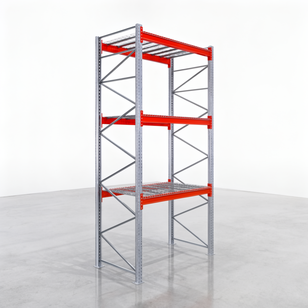 Palettenregale PRX 1000, Europalette, H: 4.100 mm, B: 2.000 mm, Palettengewicht: 750 kg, Palettenplätze: 8