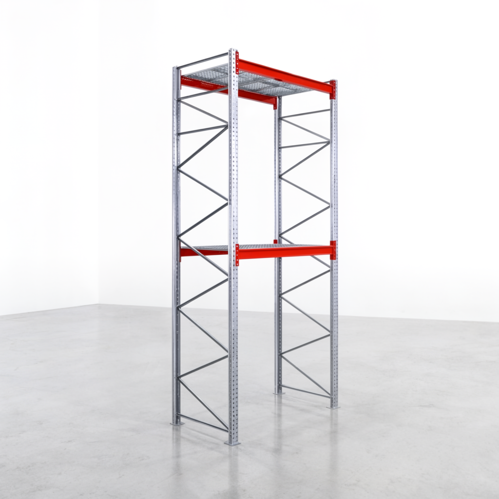 Palettenregale PRX 1000, Europalette, H: 4.600 mm, B: 2.000 mm, Palettengewicht: 500 kg, Palettenplätze: 6