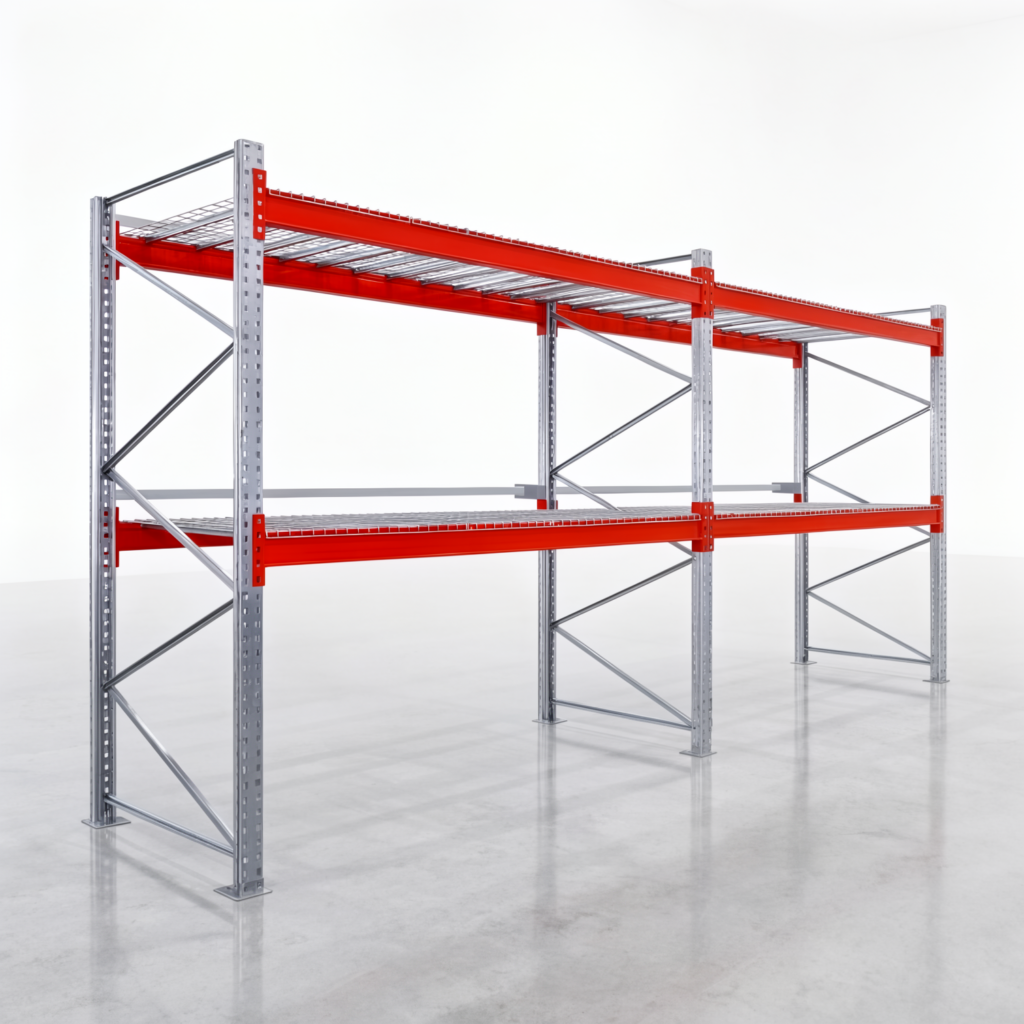 Palettenregale PRX 1000, Europalette, H: 2.600 mm, B: 5.700 mm, Palettengewicht: 750 kg, Palettenplätze: 18