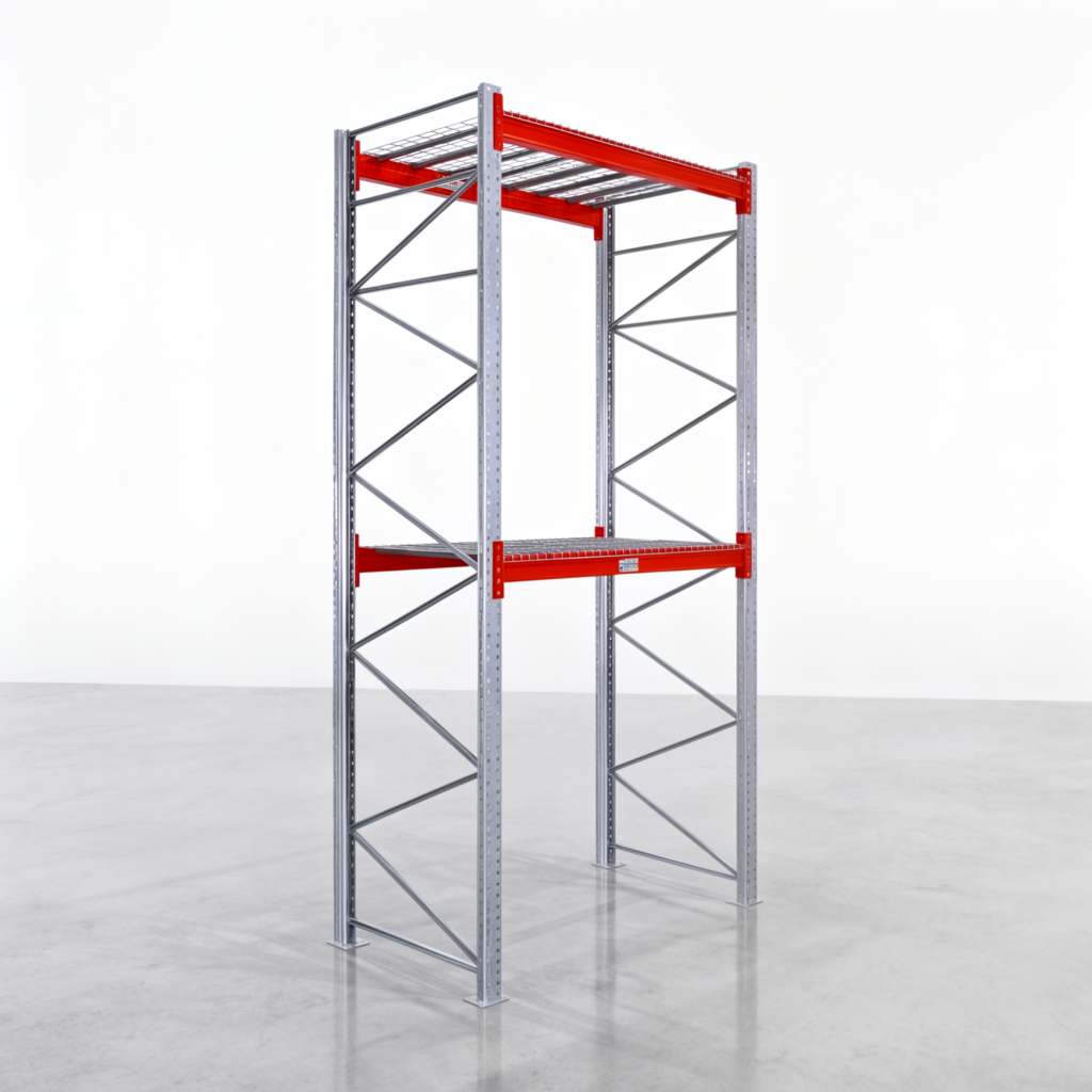 Palettenregale PRX 1000, Europalette, H: 4.100 mm, B: 2.000 mm, Palettengewicht: 750 kg, Palettenplätze: 6