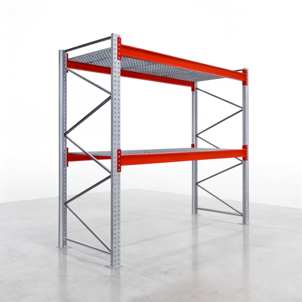 Palettenregale PRX 1000, Europalette, H: 2.600 mm, B: 2.900 mm, Palettengewicht: 1.250 kg, Palettenplätze: 9