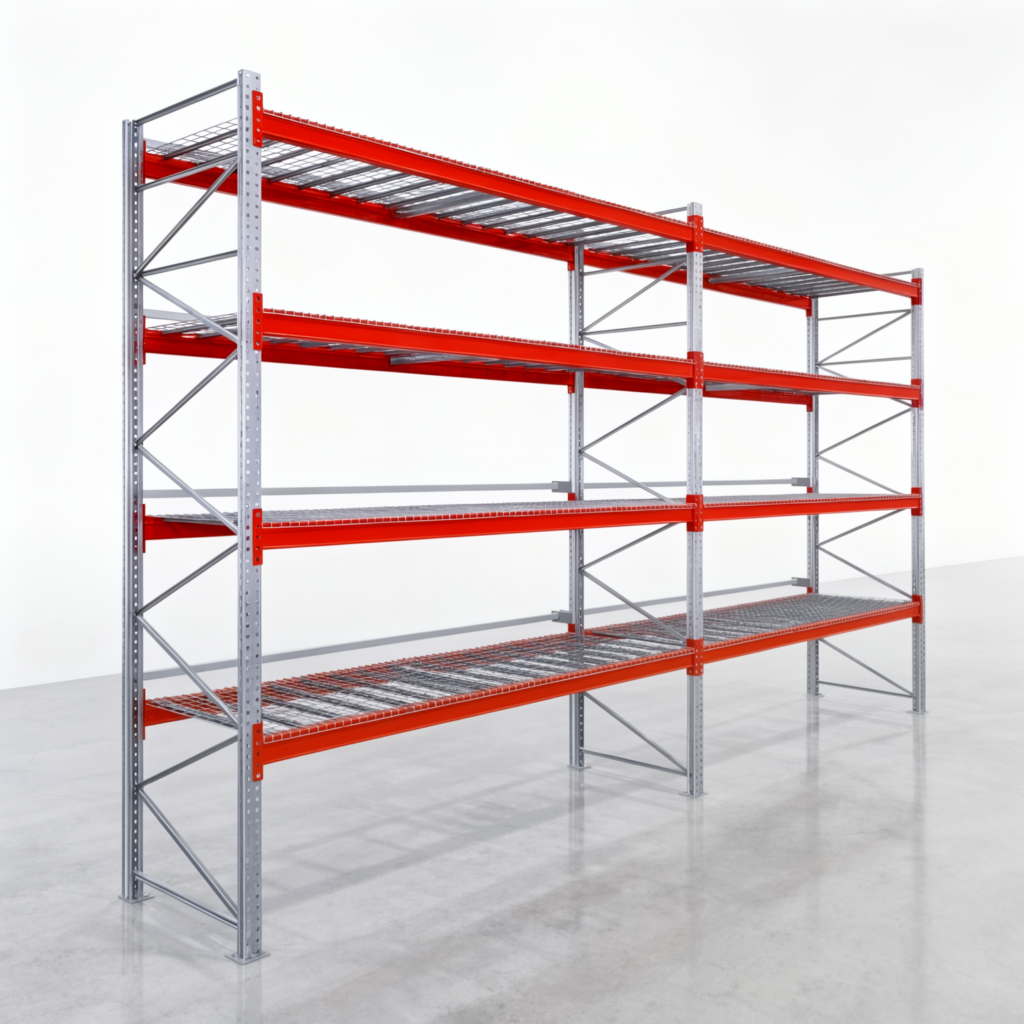 Palettenregale PRX 1000, Europalette, H: 4.100 mm, B: 7.500 mm, Palettengewicht: 750 kg, Palettenplätze: 40