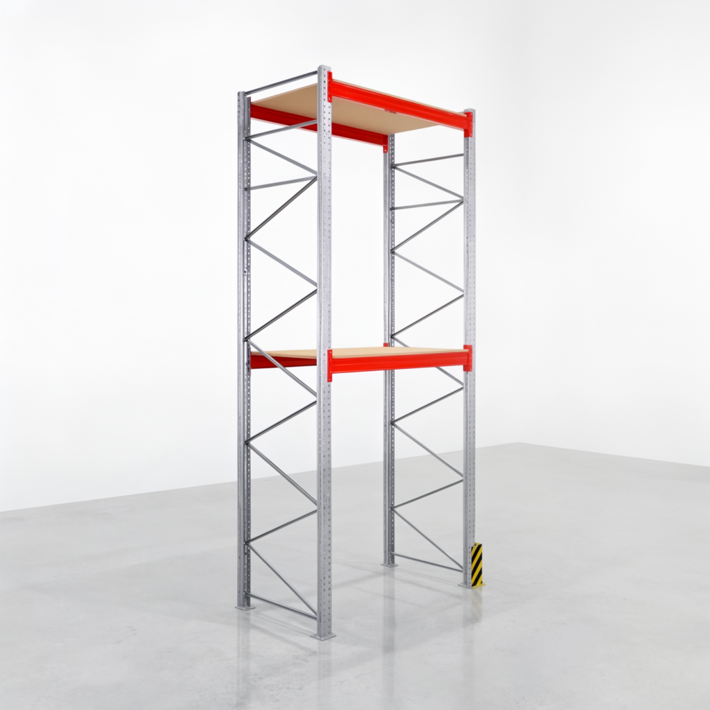 Palettenregale PRX 1000, Europalette, H: 4.600 mm, B: 2.000 mm, Palettengewicht: 1.000 kg, Palettenplätze: 6