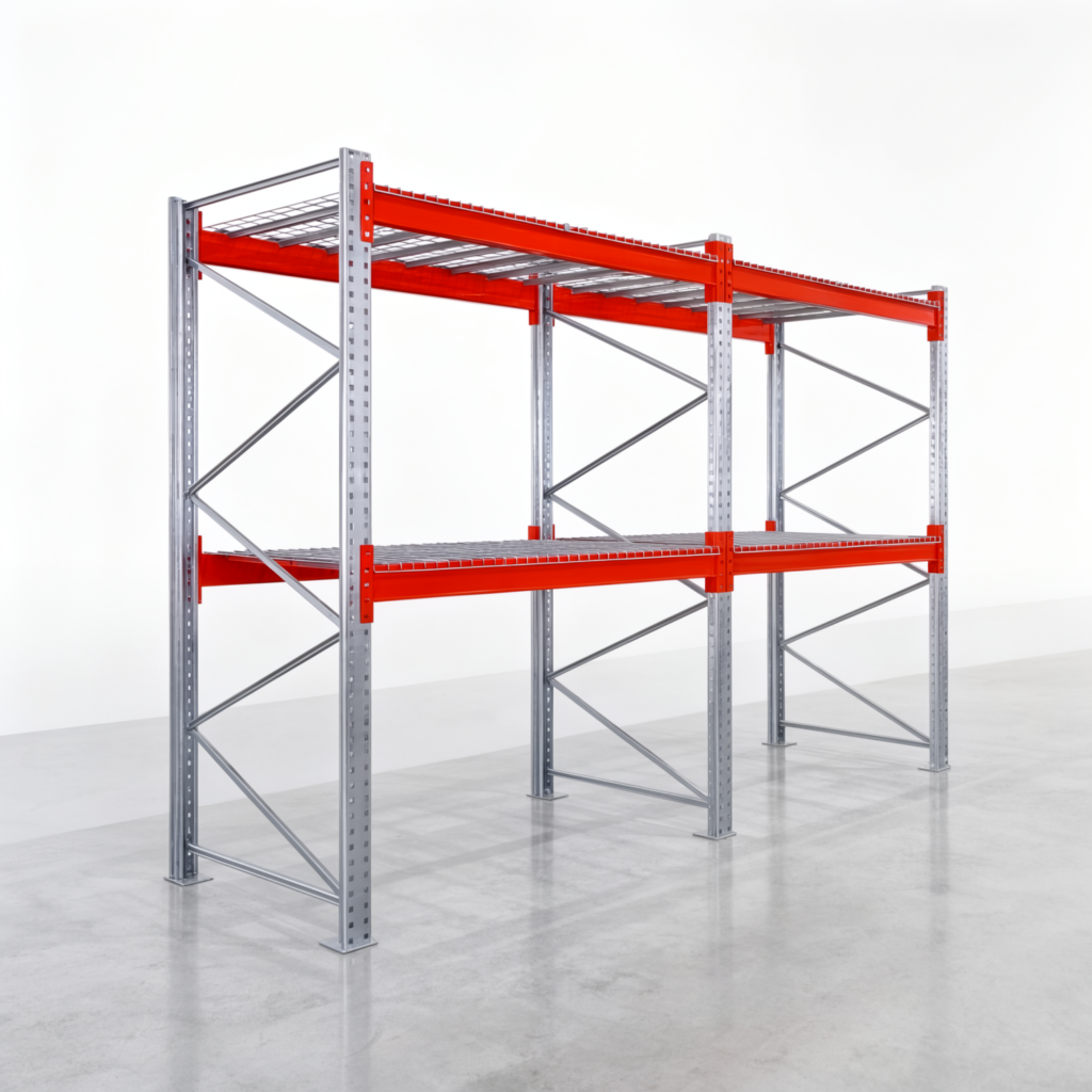 Palettenregale PRX 1000, Europalette, H: 2.600 mm, B: 3.900 mm, Palettengewicht: 750 kg, Palettenplätze: 12