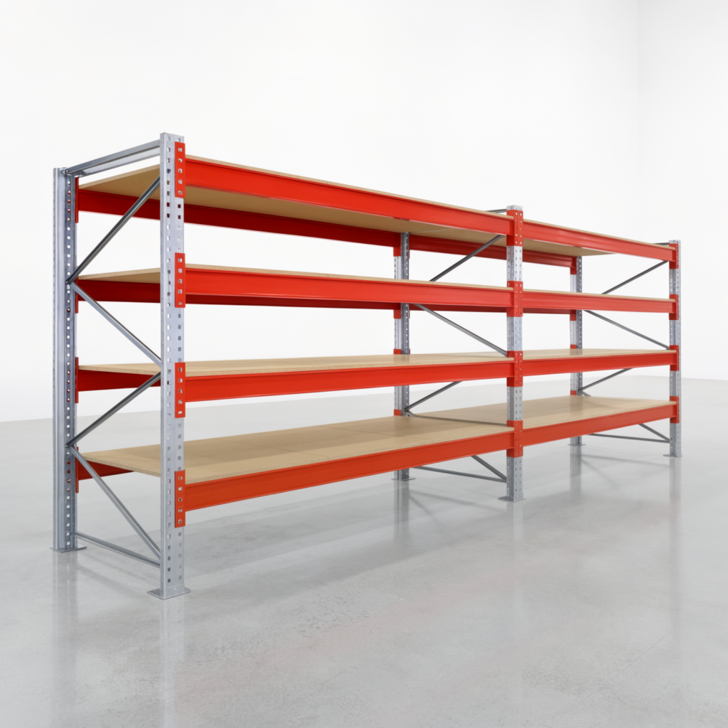 Palettenregale PRX 1000, Europalette, H: 2.100 mm, B: 5.700 mm, Palettengewicht: 500 kg, Palettenplätze: 30