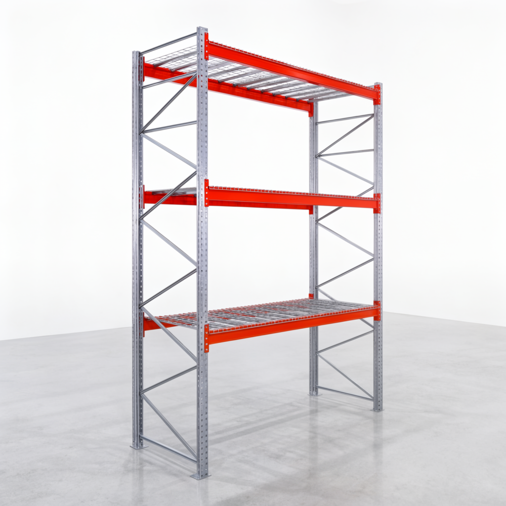 Palettenregale PRX 1000, Europalette, H: 4.100 mm, B: 2.900 mm, Palettengewicht: 500 kg, Palettenplätze: 12