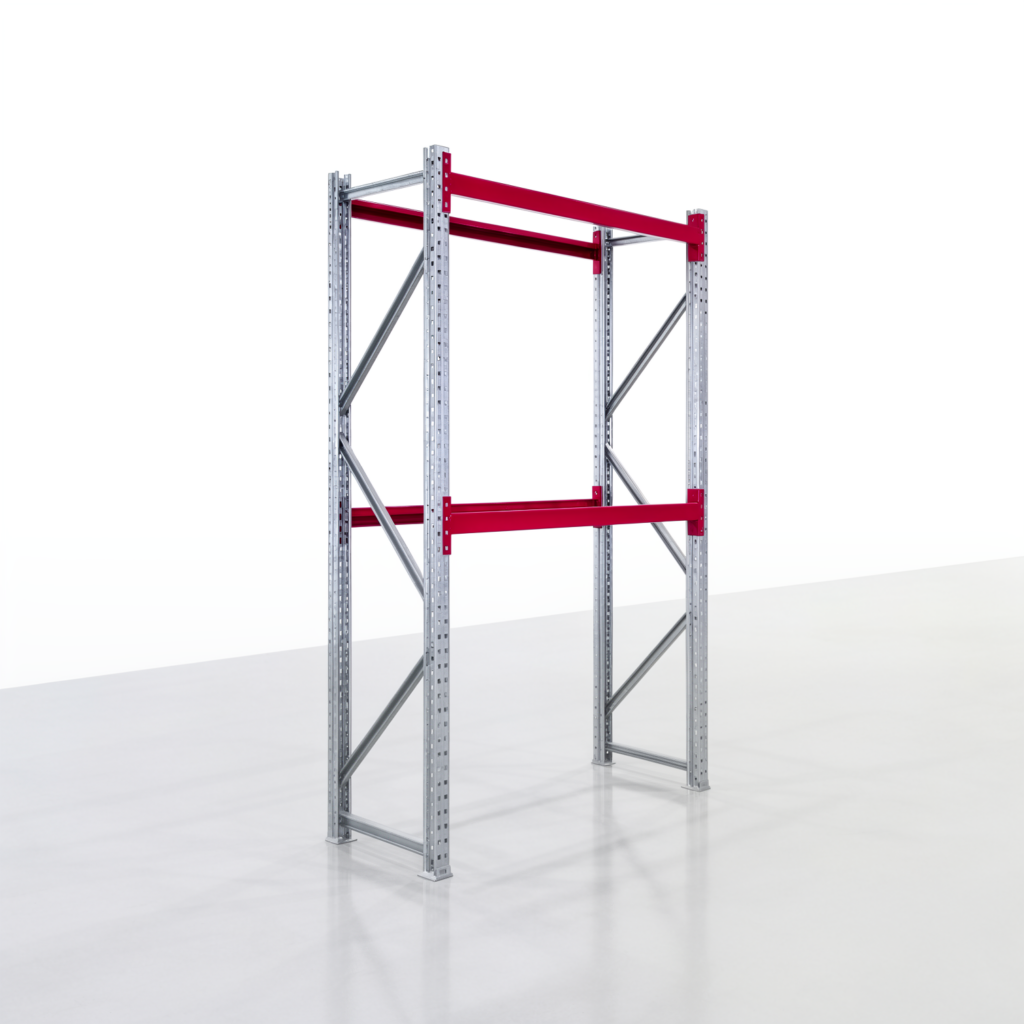 Weitspannregale WSX 5000, H: 2.400 mm, B: 1.626 mm mm, T: 600 mm, Ebenen: 3, Feldbreite: 1.500 mm, Auflage: ohne