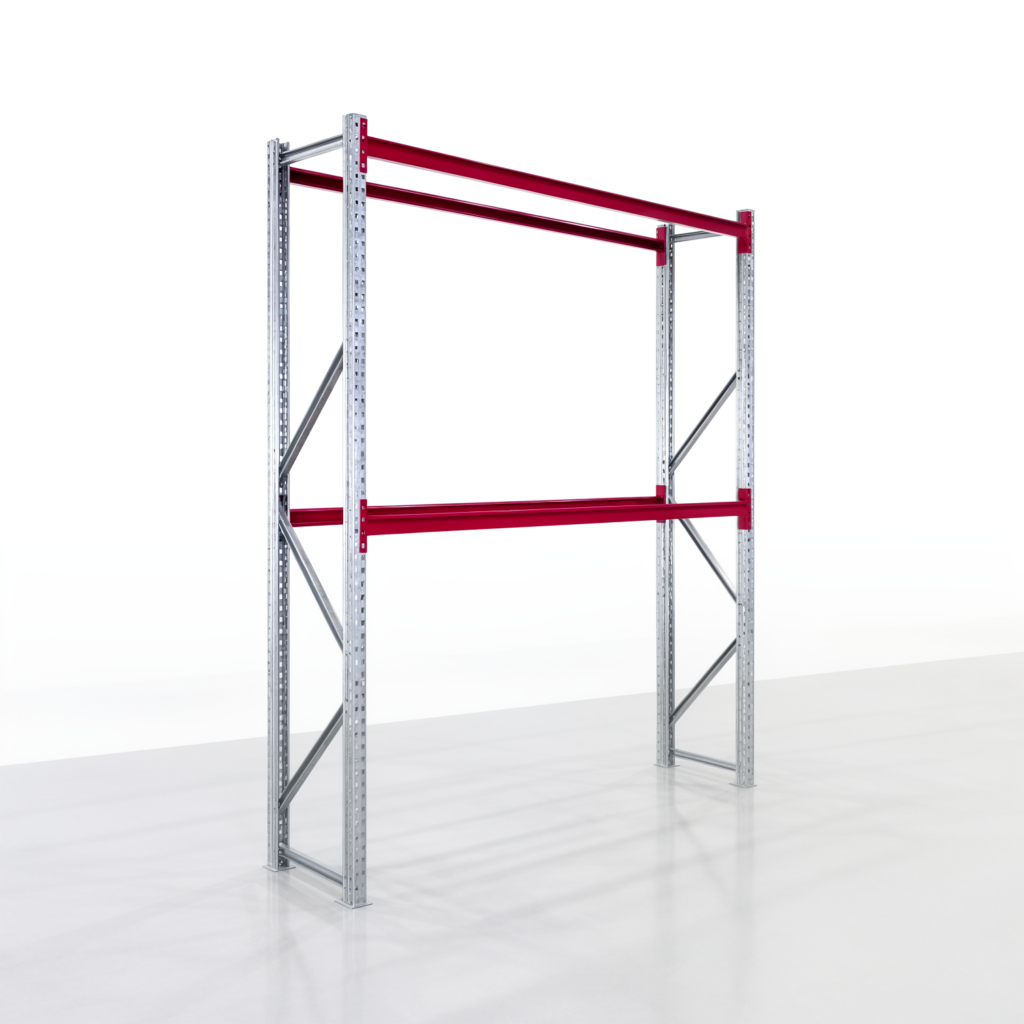 Weitspannregale WSX 5000, H: 3.000 mm, B: 2.616 mm mm, T: 600 mm, Ebenen: 3, Feldbreite: 2.500 mm, Auflage: ohne