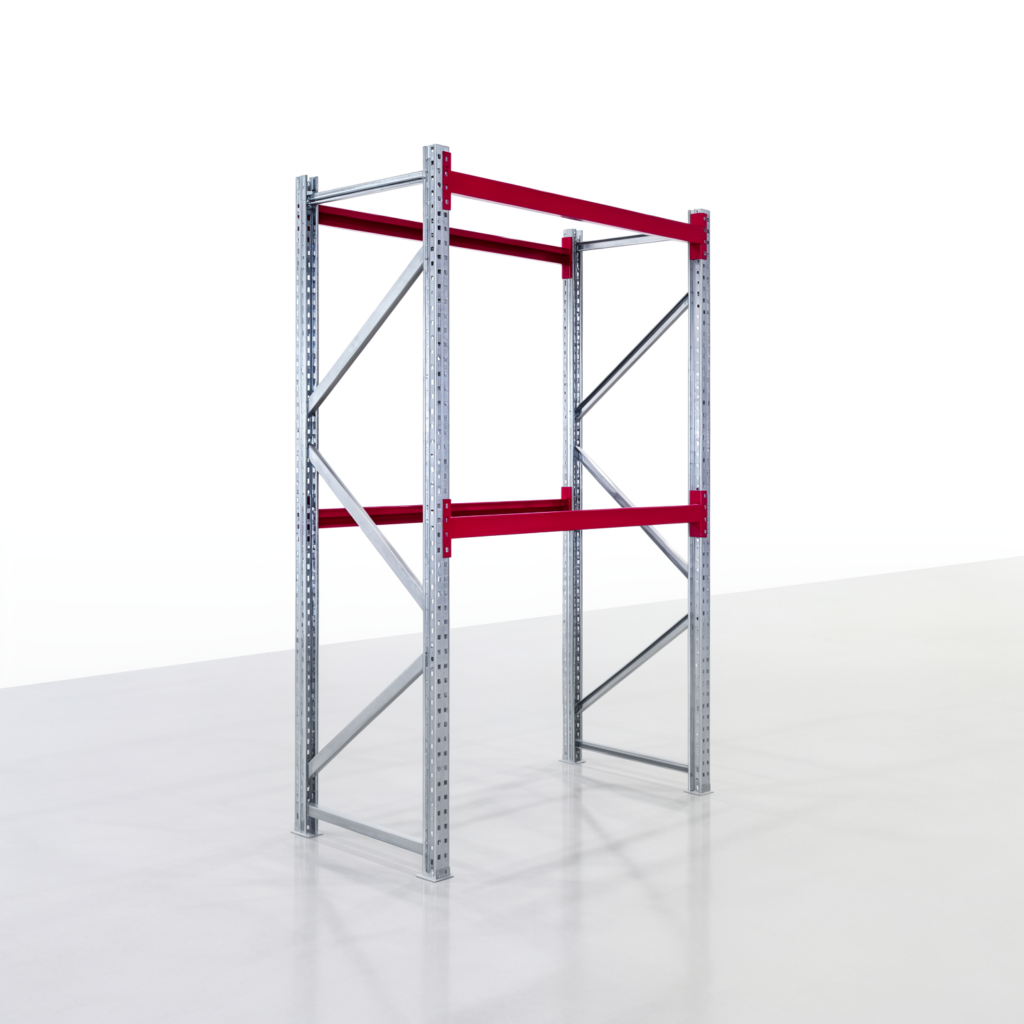 Weitspannregale WSX 5000, H: 2.400 mm, B: 1.626 mm mm, T: 800 mm, Ebenen: 3, Feldbreite: 1.500 mm, Auflage: ohne