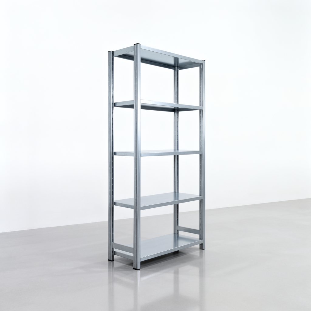 Fachbodenregal FBX 4000, H: 2.000 mm, B: 1.029 mm mm, T: 400 mm, Ebenen: 5