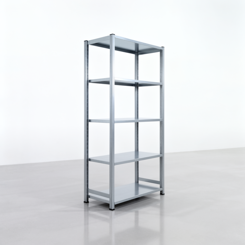 Fachbodenregal FBX 4000, H: 2.000 mm, B: 1.029 mm mm, T: 500 mm, Ebenen: 5