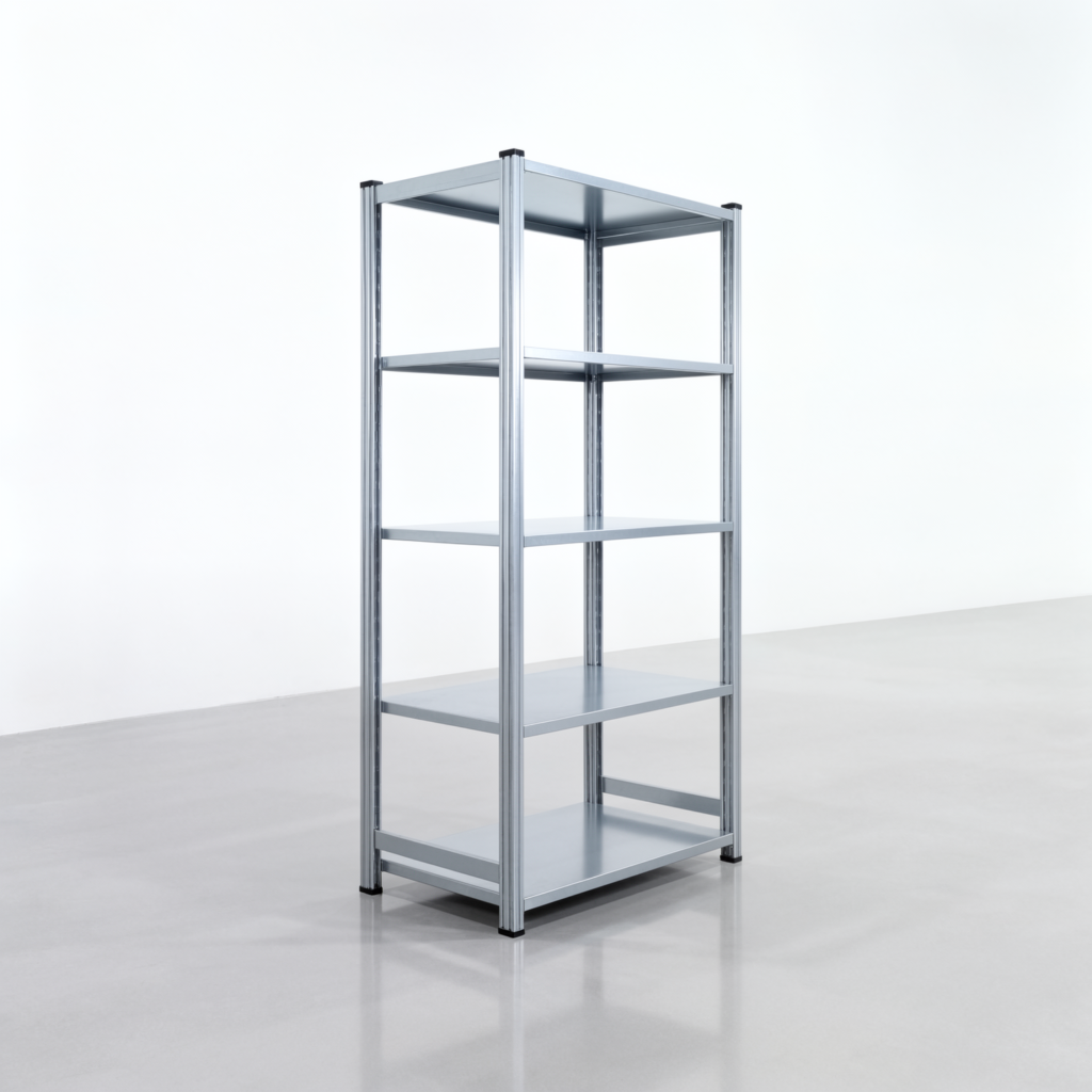 Fachbodenregal FBX 4000, H: 2.000 mm, B: 1.029 mm mm, T: 600 mm, Ebenen: 5