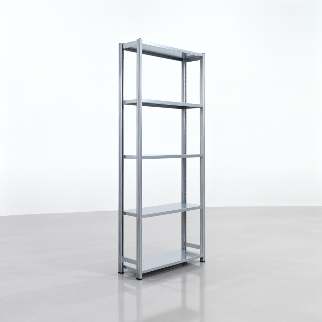 Fachbodenregal FBX 4000, H: 2.250 mm, B: 1.029 mm mm, T: 300 mm, Ebenen: 5