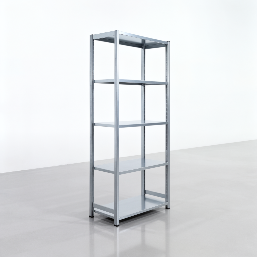 Fachbodenregal FBX 4000, H: 2.250 mm, B: 1.029 mm mm, T: 500 mm, Ebenen: 5