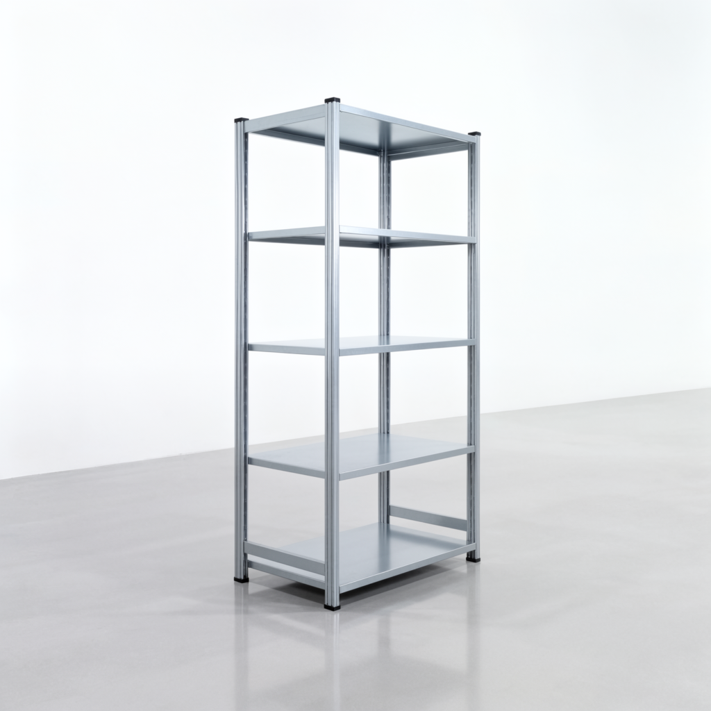 Fachbodenregal FBX 4000, H: 2.000 mm, B: 1.029 mm mm, T: 600 mm, Ebenen: 5