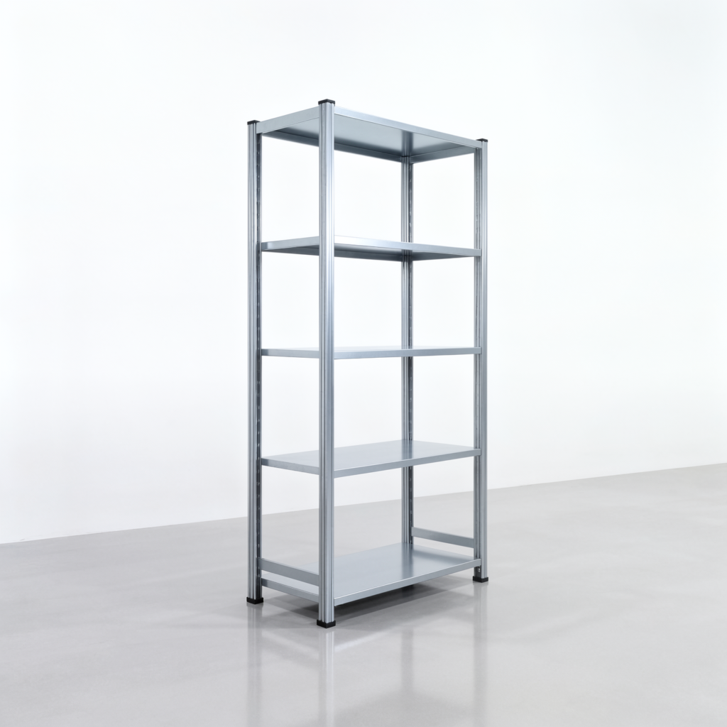 Fachbodenregal FBX 4000, H: 2.000 mm, B: 1.029 mm mm, T: 500 mm, Ebenen: 3