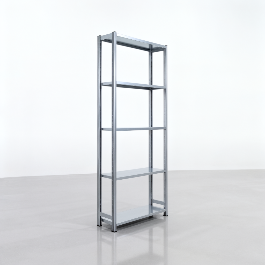 Fachbodenregal FBX 4000, H: 2.250 mm, B: 1.029 mm mm, T: 300 mm, Ebenen: 5