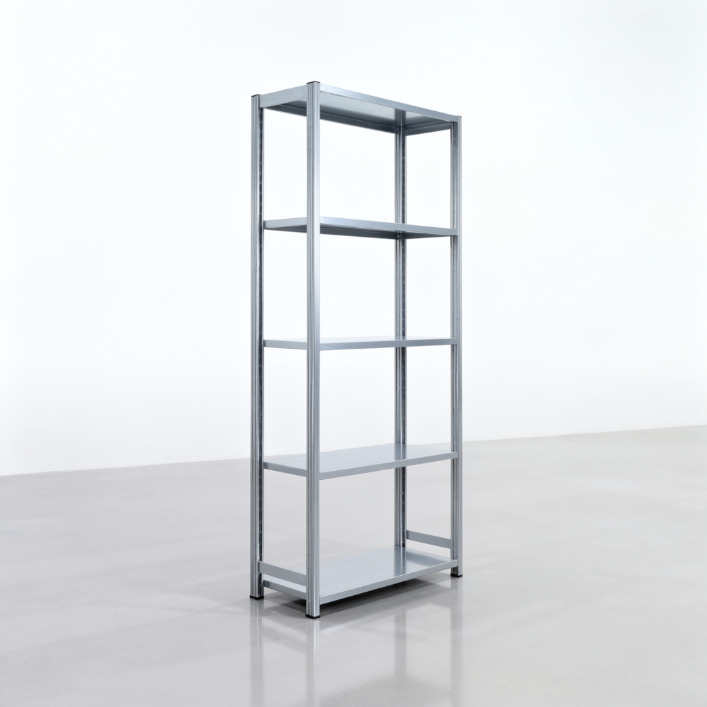 Fachbodenregal FBX 4000, H: 2.250 mm, B: 1.029 mm mm, T: 400 mm, Ebenen: 5