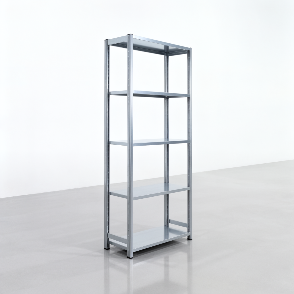 Fachbodenregal FBX 4000, H: 2.250 mm, B: 1.029 mm mm, T: 400 mm, Ebenen: 5